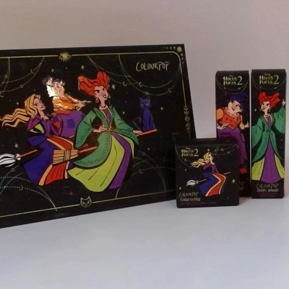 ColourPop Disney Hocus Pocus‎ 2 Makeup Bundle | Palette + Glosses + Jelly Shadow